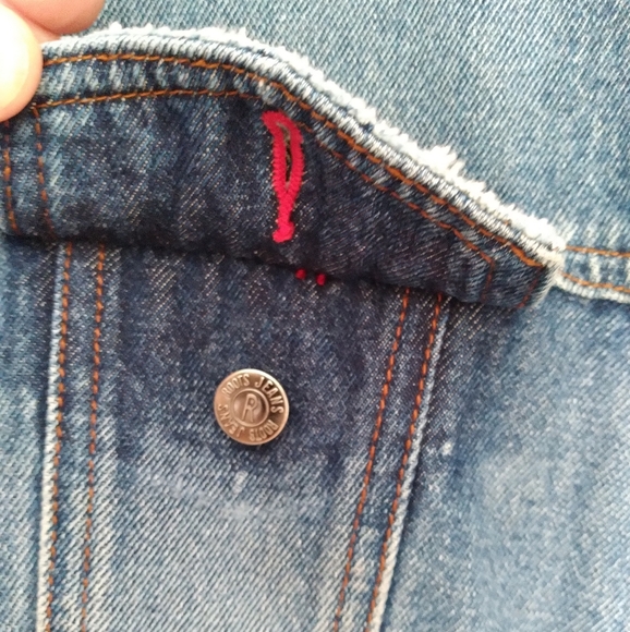 Vintage 3/4 Length Sleeve Jean Jacket by Roots - Picture 7 of 12